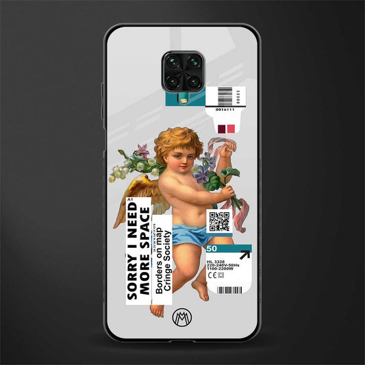 cringe society glass case for redmi note 9 pro max image