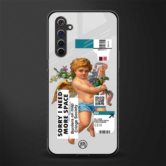 cringe society glass case for realme 6i image