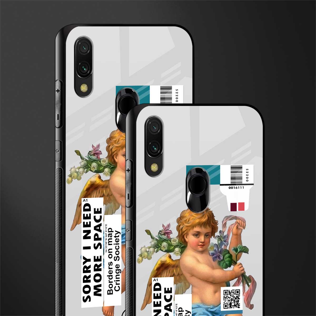 cringe society glass case for redmi note 7 image-2