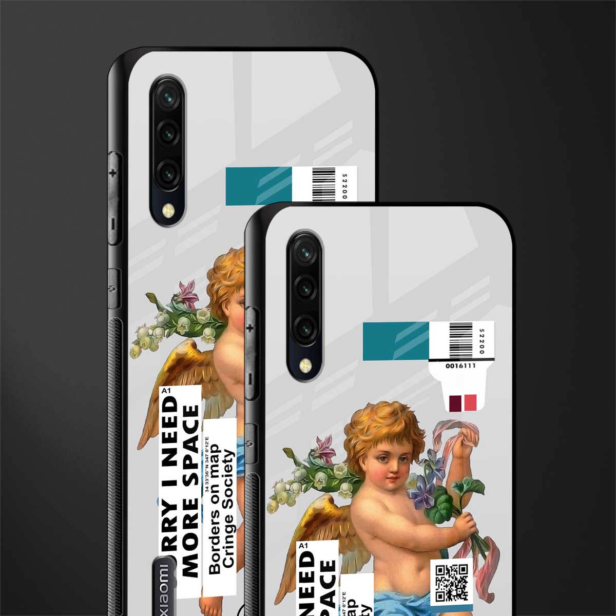cringe society glass case for mi a3 redmi a3 image-2