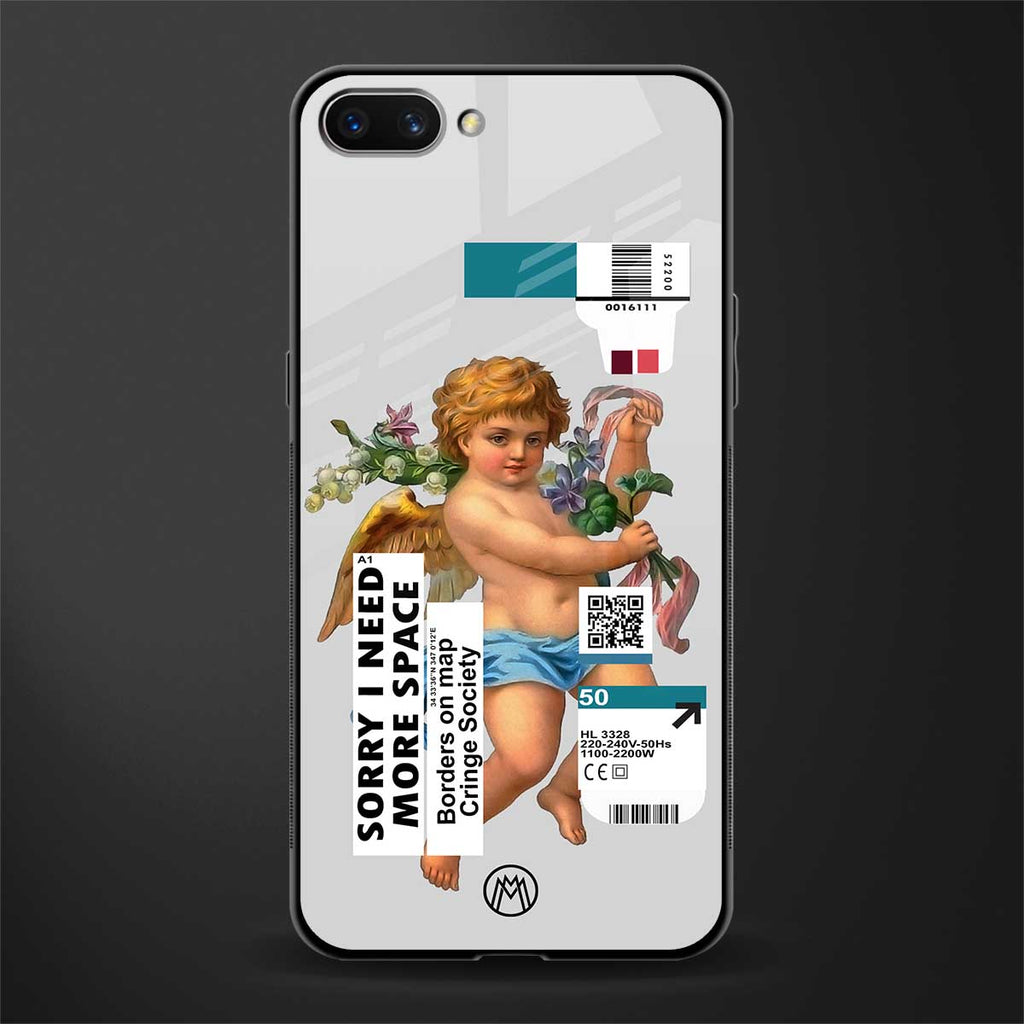 cringe society glass case for realme c1 image
