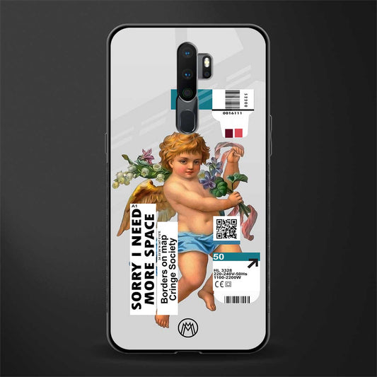 cringe society glass case for oppo a5 2020 image