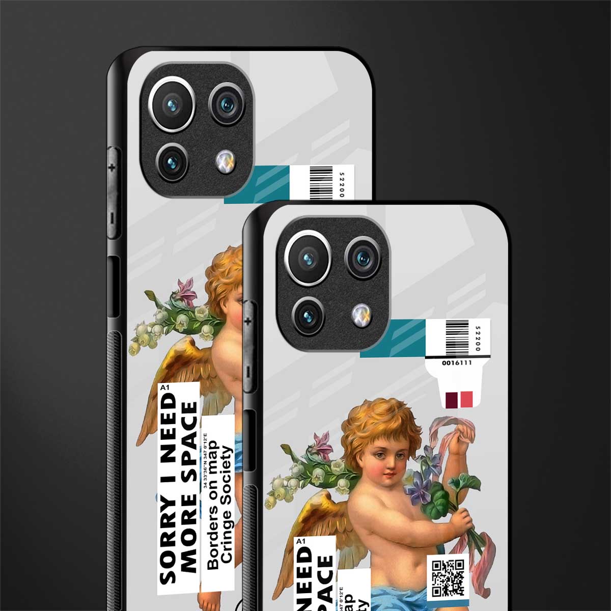 cringe society glass case for mi 11 lite image-2