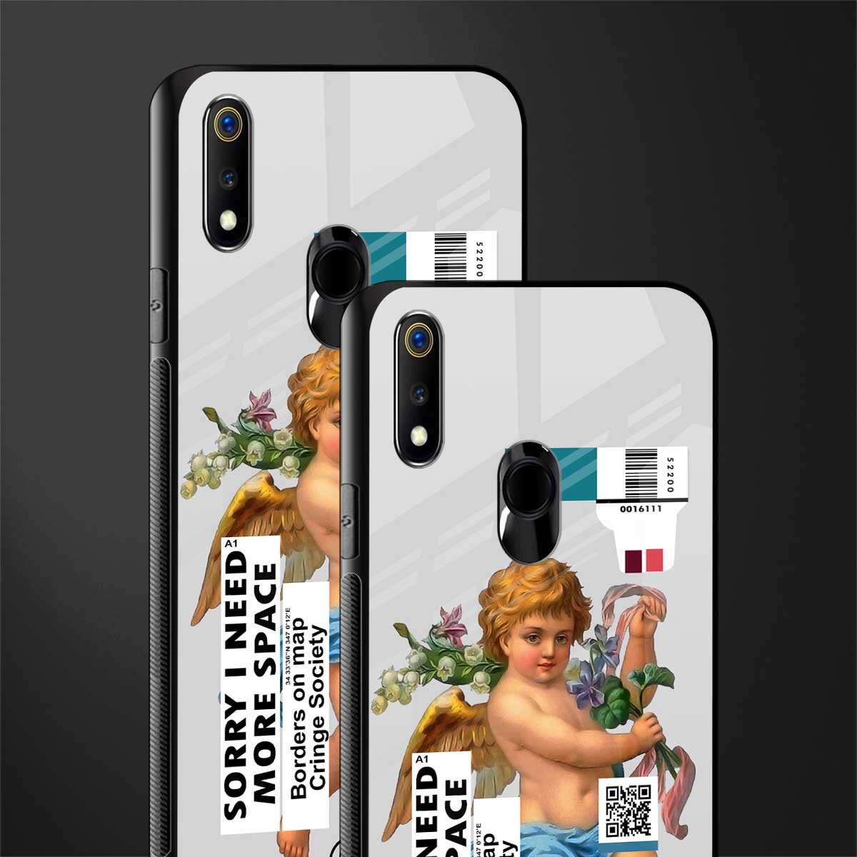 cringe society glass case for realme 3 pro image-2