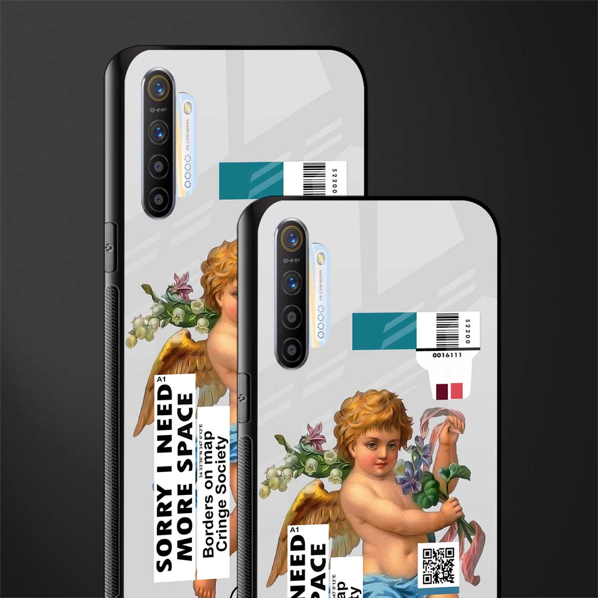 cringe society glass case for realme xt image-2