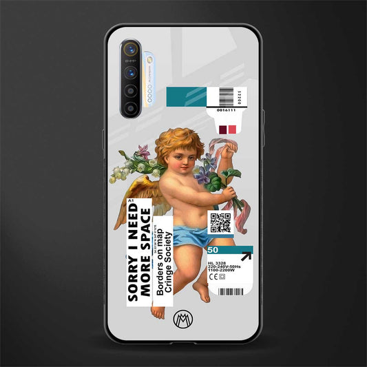 cringe society glass case for realme x2 image