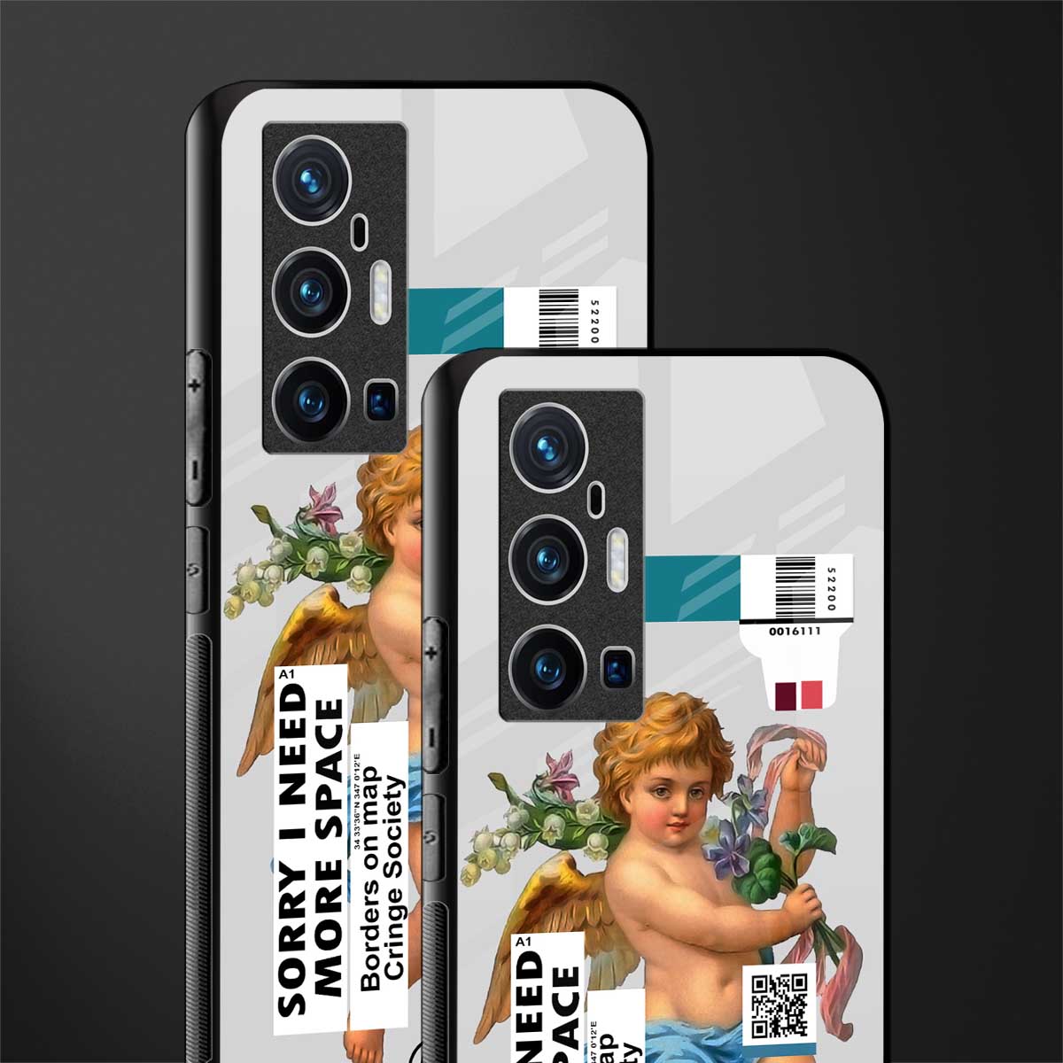 cringe society glass case for vivo x70 pro plus image-2