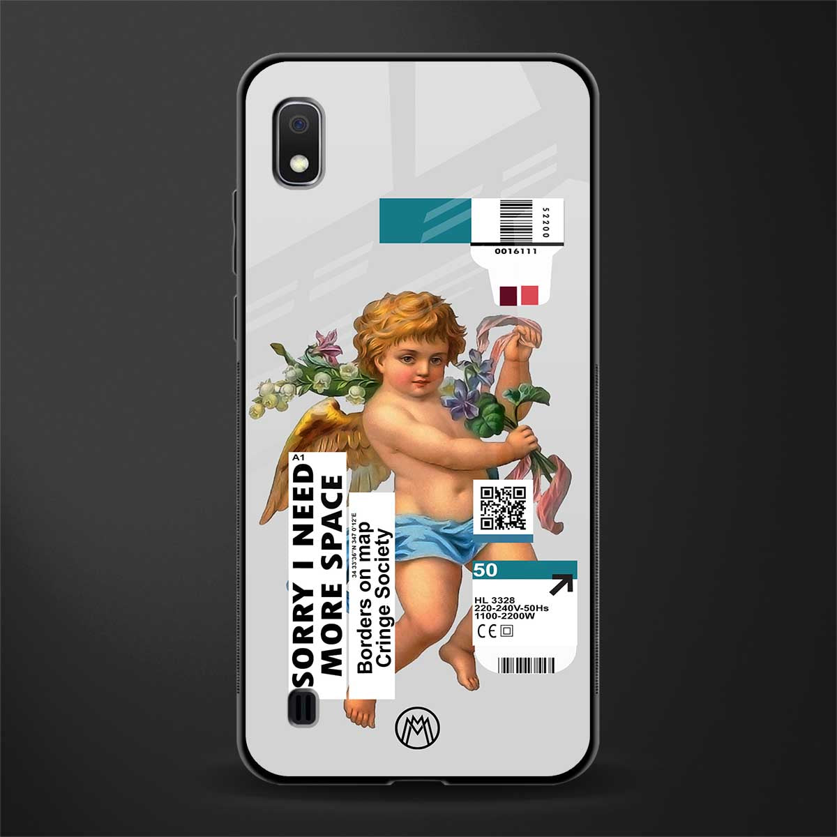 cringe society glass case for samsung galaxy a10 image