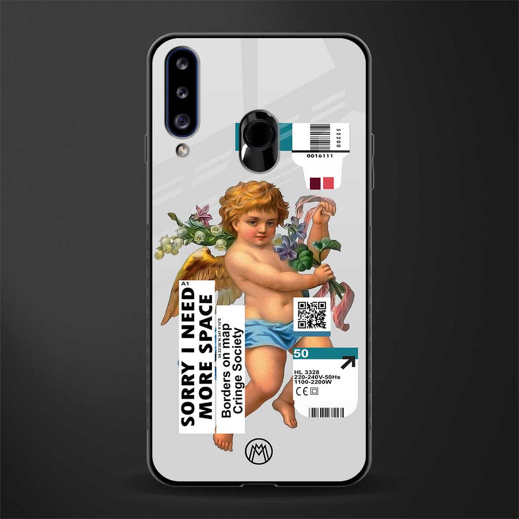 cringe society glass case for samsung galaxy a20s image