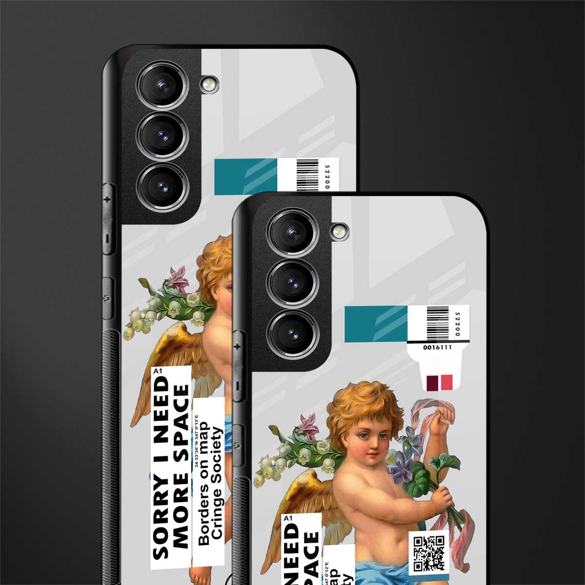 cringe society glass case for samsung galaxy s21 image-2
