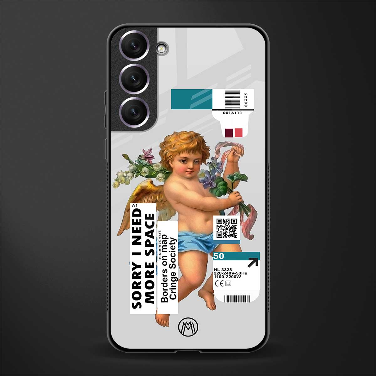 cringe society glass case for samsung galaxy s21 plus image