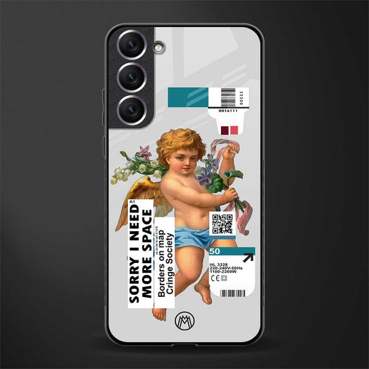 cringe society glass case for samsung galaxy s21 fe 5g image