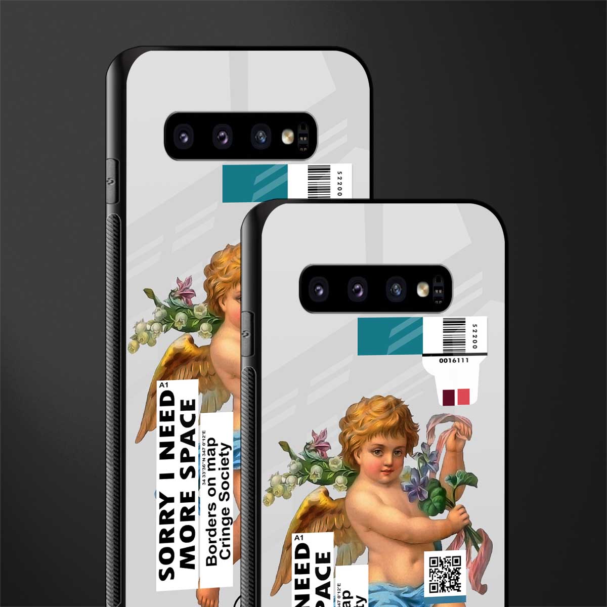 cringe society glass case for samsung galaxy s10 image-2