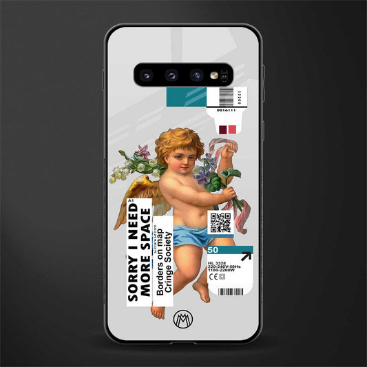 cringe society glass case for samsung galaxy s10 plus image
