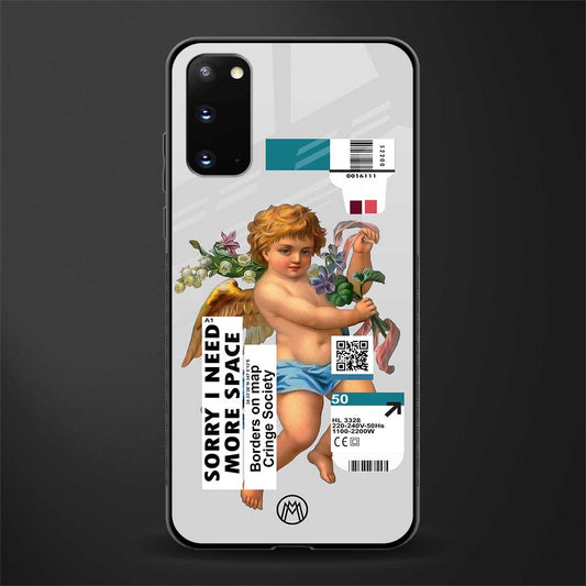 cringe society glass case for samsung galaxy s20 image