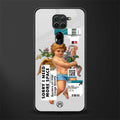 cringe society glass case for redmi note 9 image