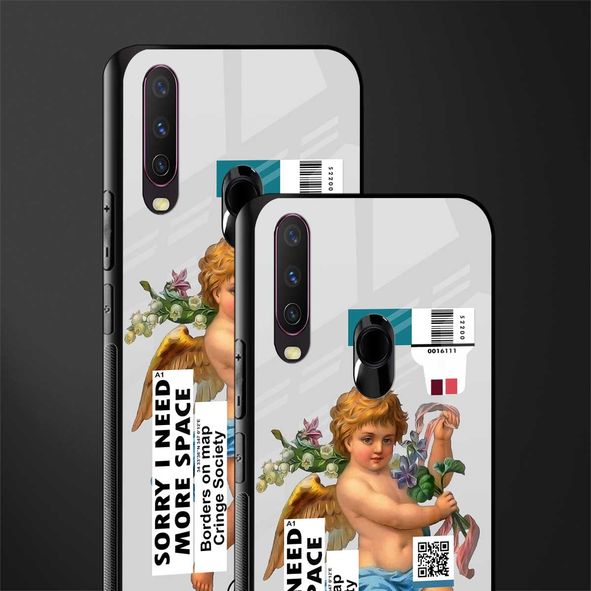 cringe society glass case for vivo y15 image-2
