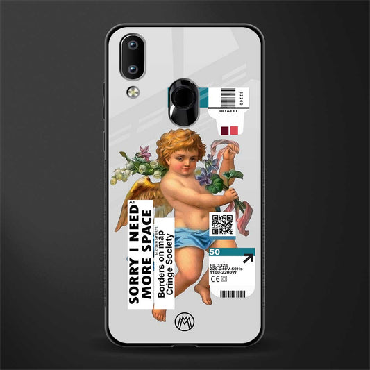 cringe society glass case for vivo y91 image