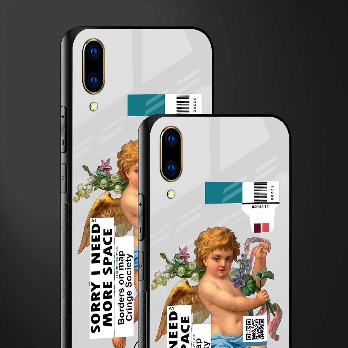cringe society glass case for vivo v11 pro image-2