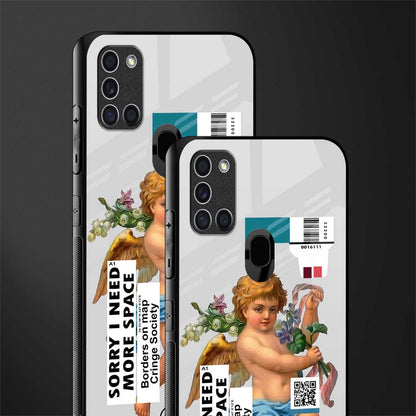 cringe society glass case for samsung galaxy a21s image-2