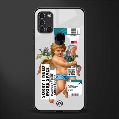 cringe society glass case for samsung galaxy a21s image