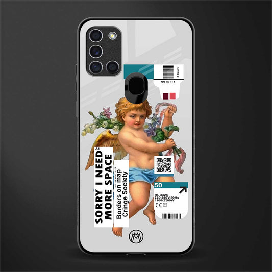 cringe society glass case for samsung galaxy a21s image