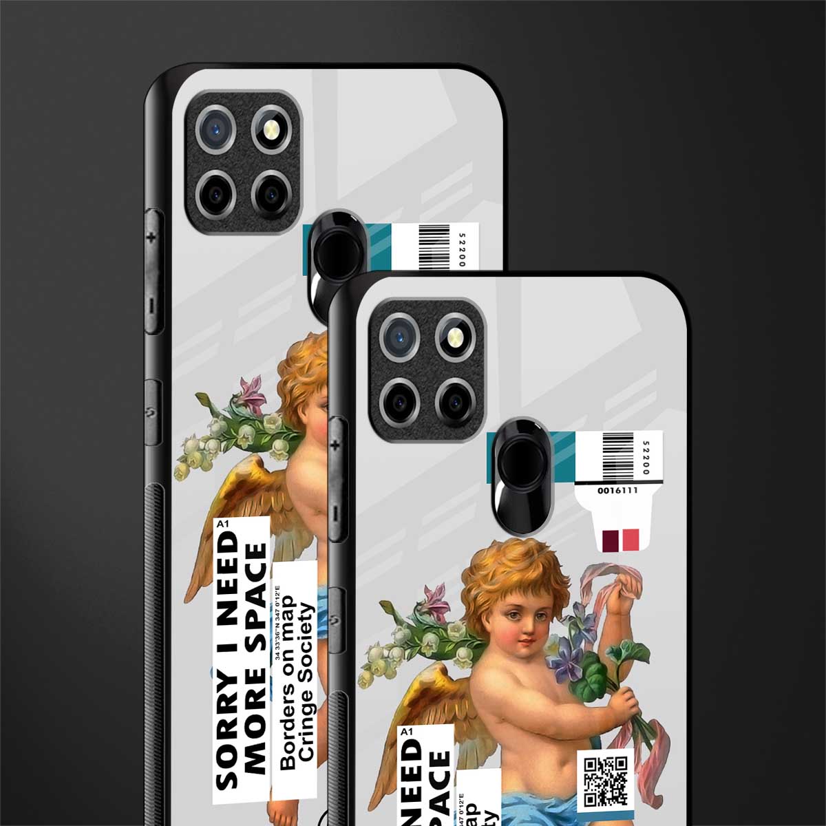cringe society glass case for realme narzo 30a image-2