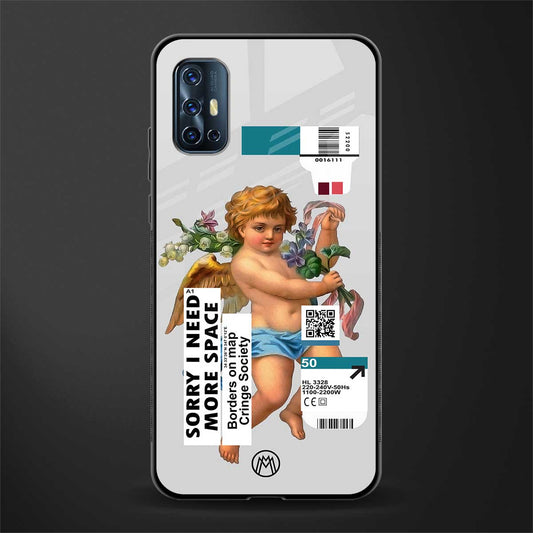 cringe society glass case for vivo v17 image