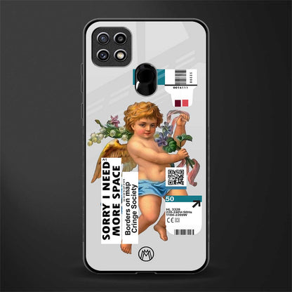cringe society glass case for oppo a15 image