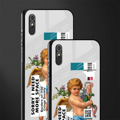 cringe society glass case for redmi 9a image-2