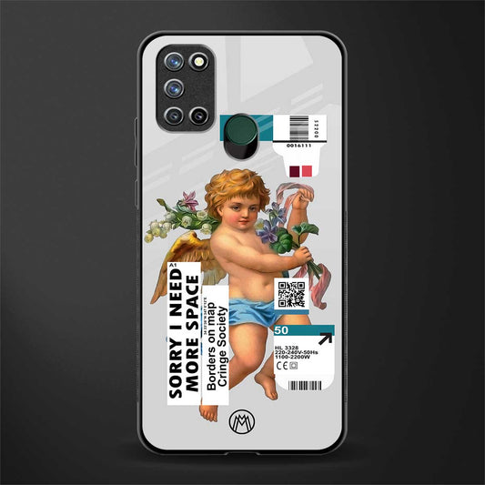 cringe society glass case for realme 7i image