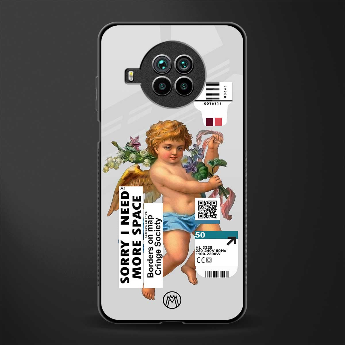 cringe society glass case for mi 10i image