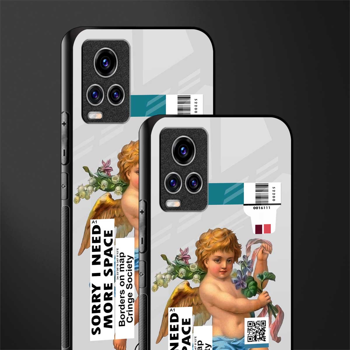 cringe society glass case for vivo v20 pro image-2