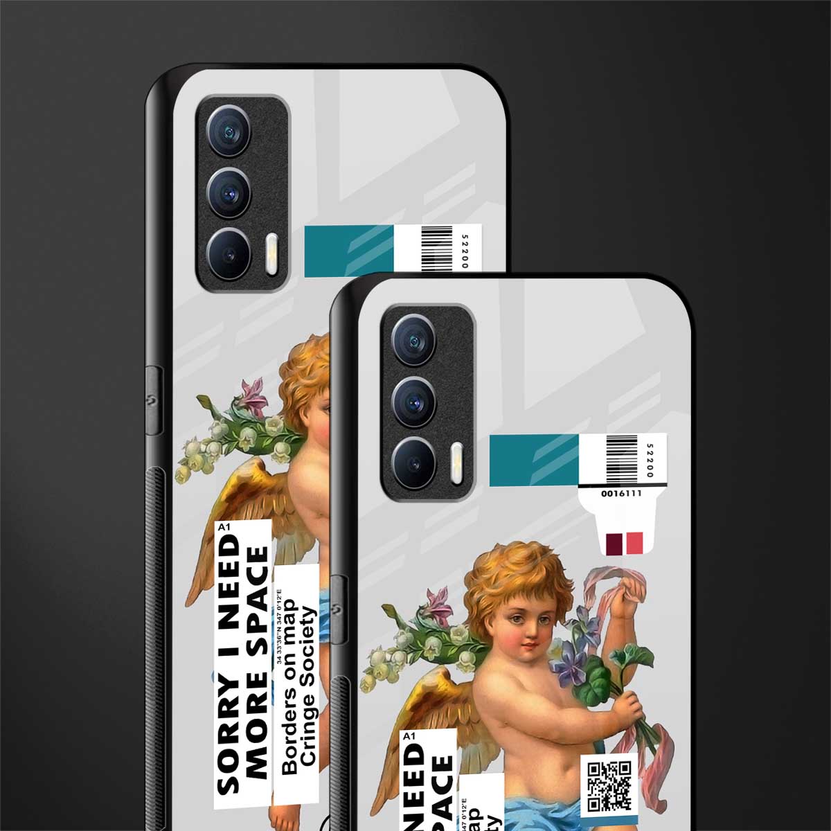 cringe society glass case for realme x7 image-2