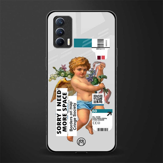 cringe society glass case for realme x7 image