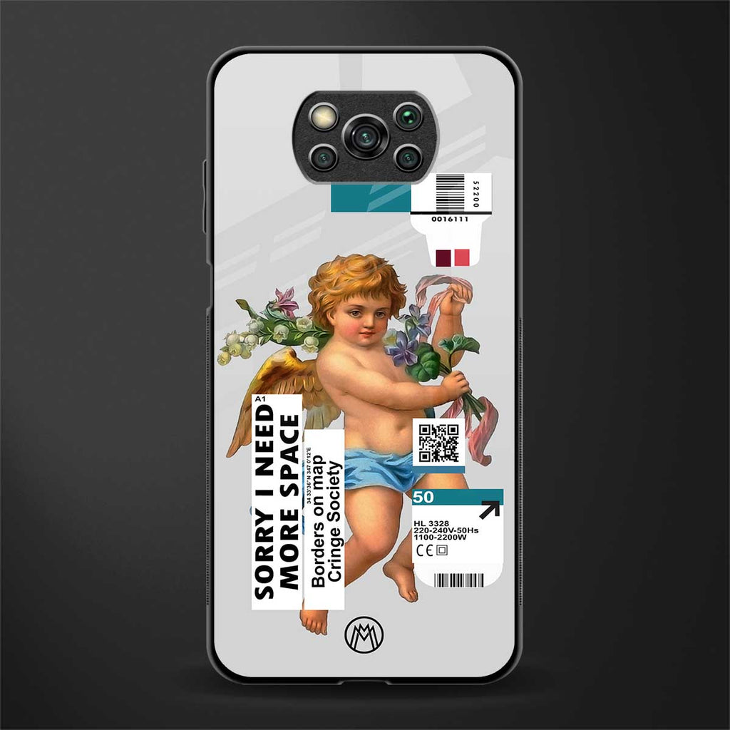 cringe society glass case for poco x3 pro image