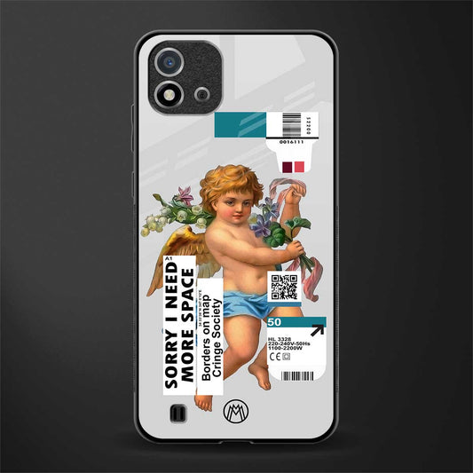 cringe society glass case for realme c20 image