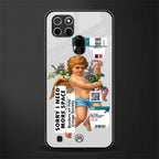 cringe society glass case for realme c21 image
