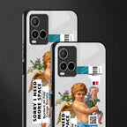 cringe society glass case for vivo y21t image-2