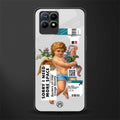 cringe society glass case for realme 8i image