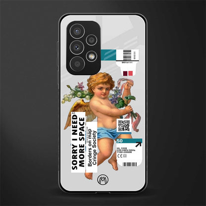 cringe society back phone cover | glass case for samsung galaxy a23