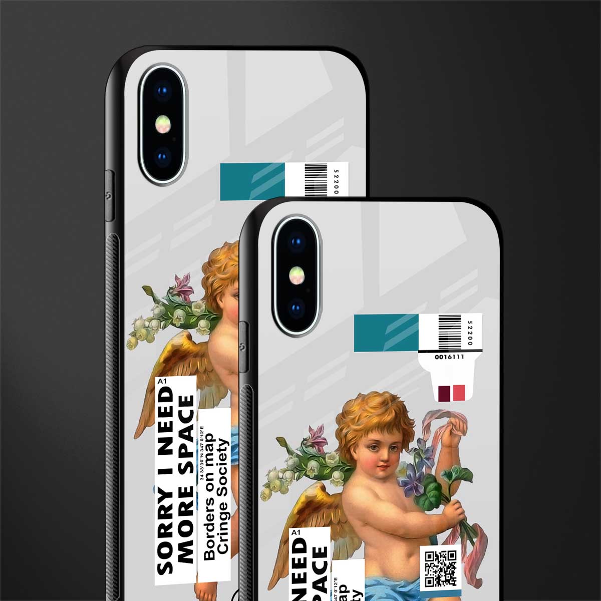 cringe society glass case for iphone xs image-2