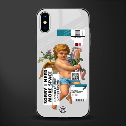 cringe society glass case for iphone xs image