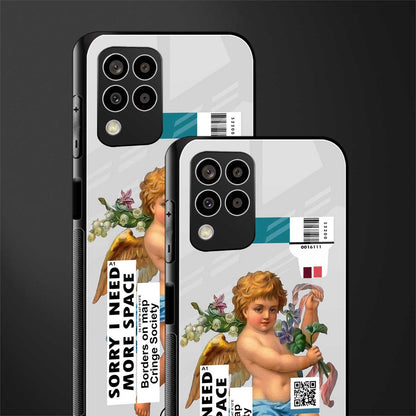 cringe society back phone cover | glass case for samsung galaxy m33 5g