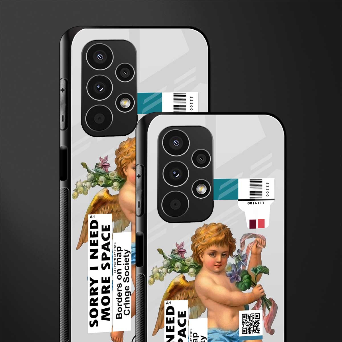 cringe society back phone cover | glass case for samsung galaxy a13 4g