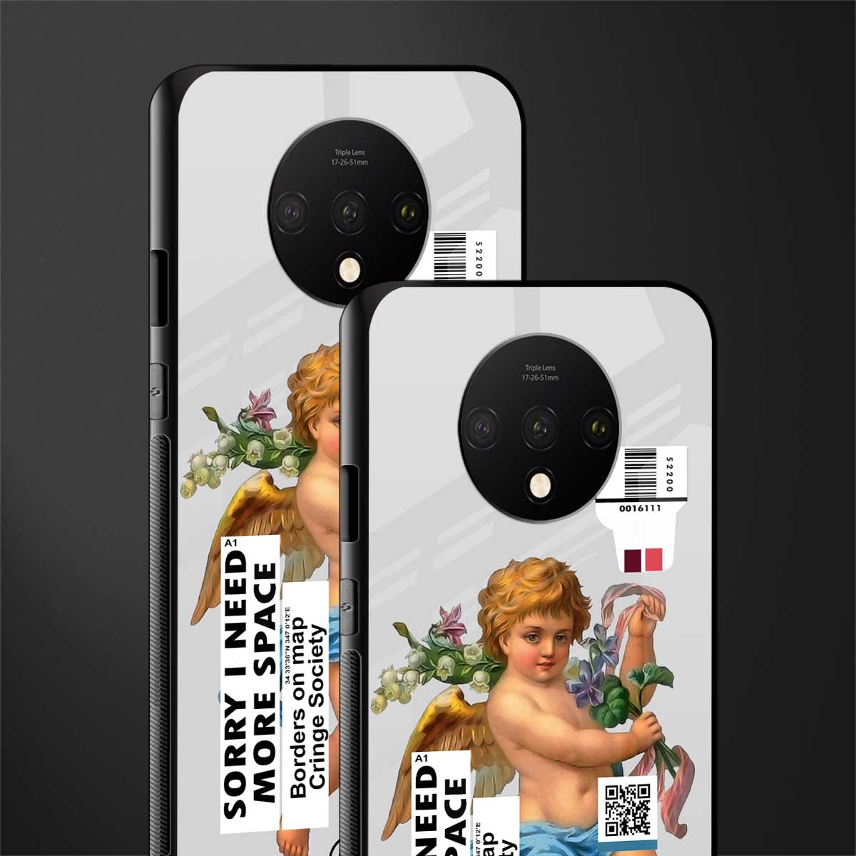 cringe society glass case for oneplus 7t image-2