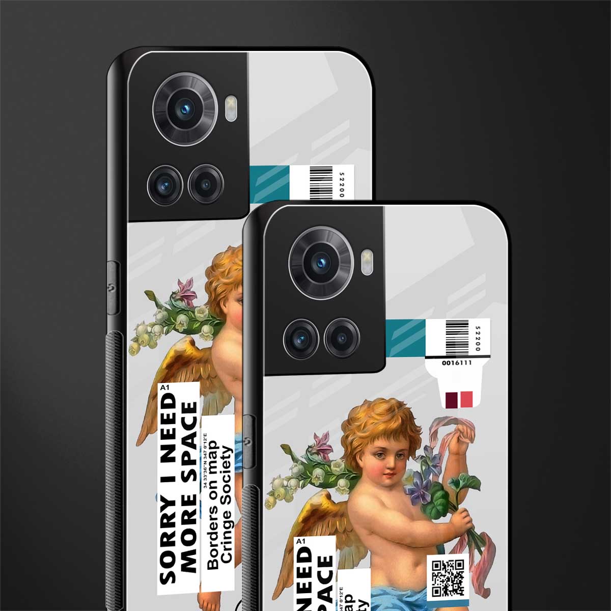 cringe society back phone cover | glass case for oneplus 10r 5g