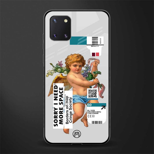 cringe society glass case for samsung a81 image