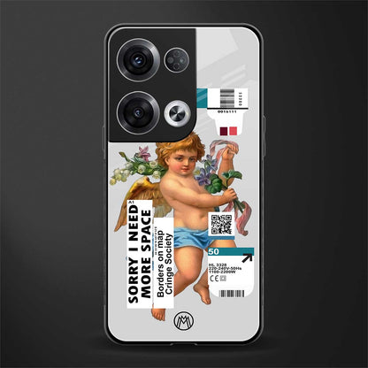 cringe society back phone cover | glass case for oppo reno 8