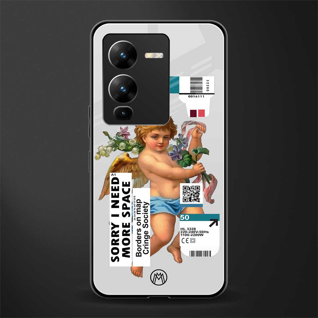 cringe society back phone cover | glass case for vivo v25 pro 5g